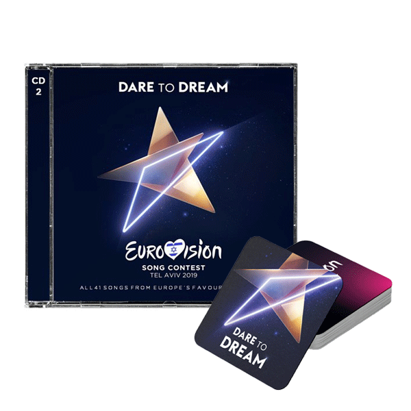 Official ESC 2019 CD + FREE Coaster Set